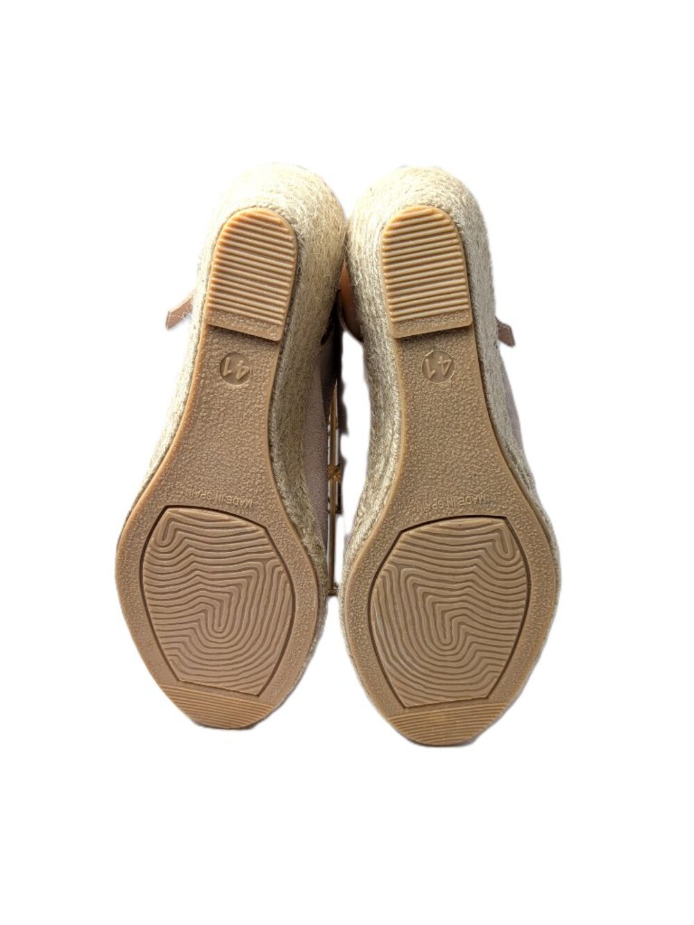 NWOB No flaws! Never worn! Paseart Spanish Suede Espadrille Wedge Rhinestone 10 - Picture 9 of 12